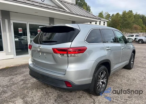 2018 Toyota Highlander Le from USA, damaged, VIN 5TDBZRFH2JS915186